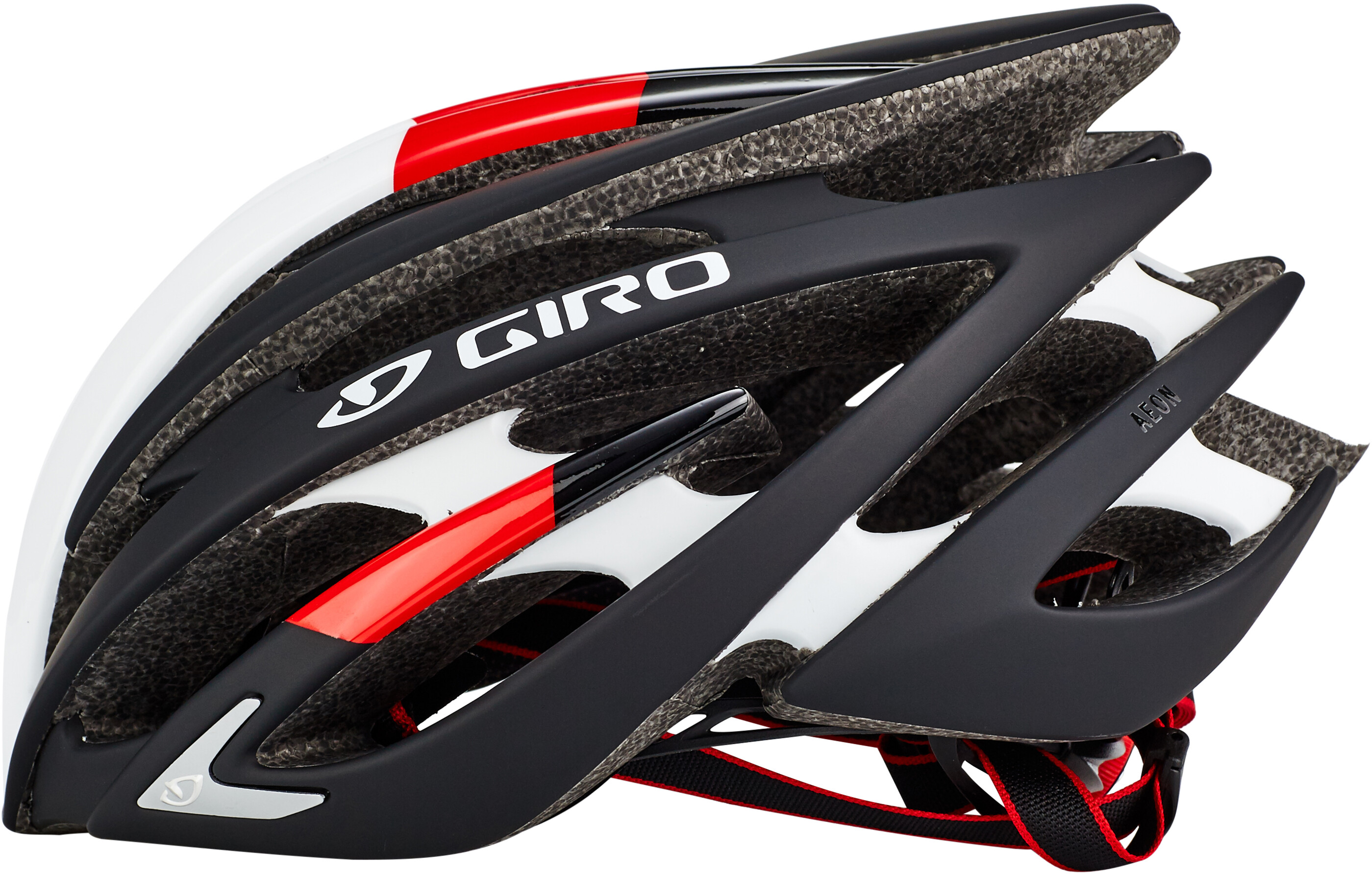 Giro Aeon Casque, matte black/bright red - Boutique de vélos en ligne